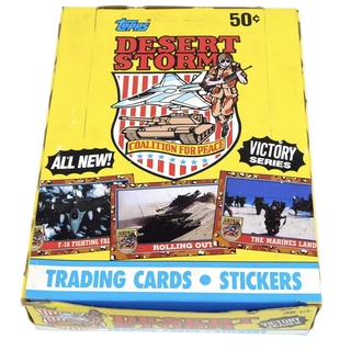 1991 Topps Desert Storm S2 Victory Series Box