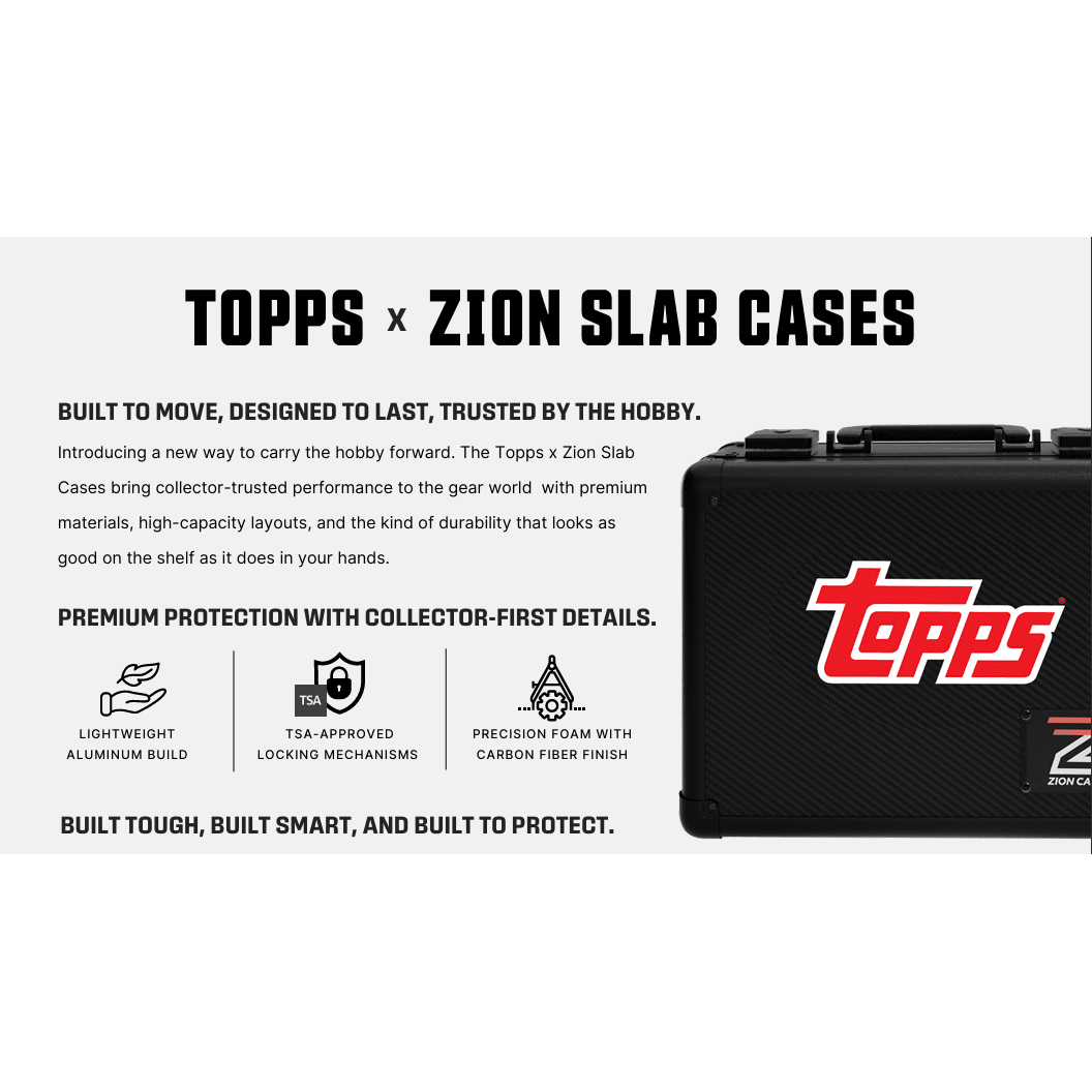 Topps x Zion Cases 3-Row Slab Case – Limited Edition