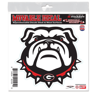 Decal: Georgia Bulldogs 6"6"