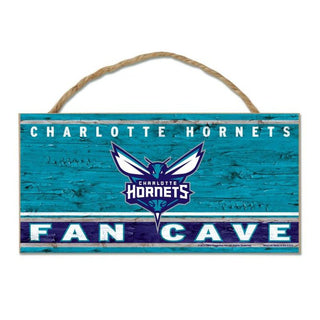 Wooden Sign: Charlotte Hornets