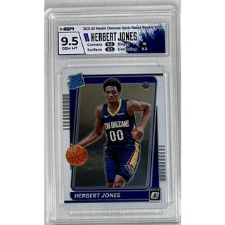 Herbert Jones 2021-22 Panini Donruss Optic Rated Rookie #157 HGA 9.5