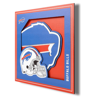 Wall Art: Buffalo Bills Logo Series 12"x12"