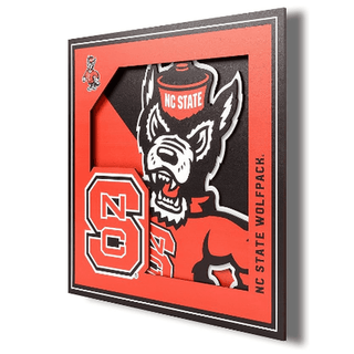 Wall Art: NC State Wolfpack Logo Series 12"x 12"