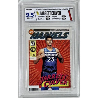 Jarrett Culver 2019-20 Panini Donruss Net Marvels #15 HGA 9.5