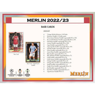 2022-23 Topps UEFA Club Competitions Merlin Chrome Hobby Box