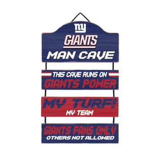 Hanging Sign: New York Giants Man Cave