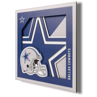 Wall Art: Dallas Cowboys Logo Series 12"x 12"