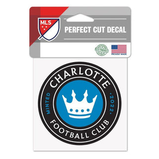 Decal: Charlotte Football Club Perfect Cut 4"x4"