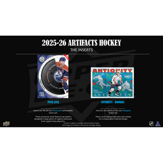 2025-26 Upper Deck Artifacts Hobby Box
