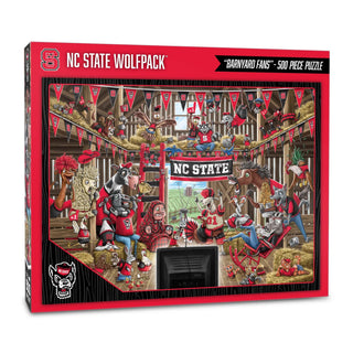 NC State Wolfpack Barnyard Fans 500 pc Puzzle