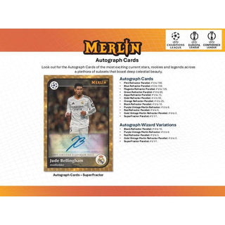 2024-25 Topps UEFA Club Competitions Merlin Chrome Soccer Hobby Box