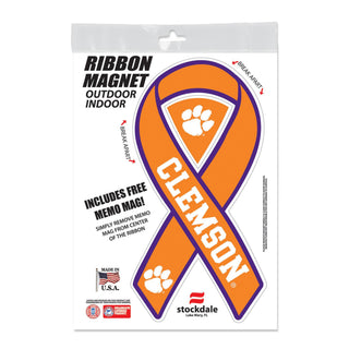Clemson Tigers Ribbon Indoor/Outdoor Magnet – Official NCAA Team Magnet