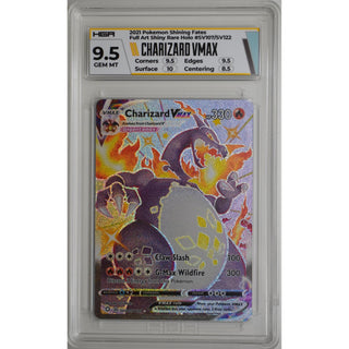 Charizard VMAX 2021 Pokémon Shining Fates Full Art Shiny Rare Holo HGA 9.5