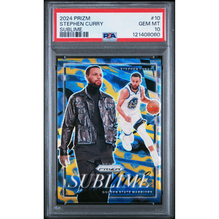 Stephen Curry 2024 Panini Prizm Sublime #10 – PSA 10