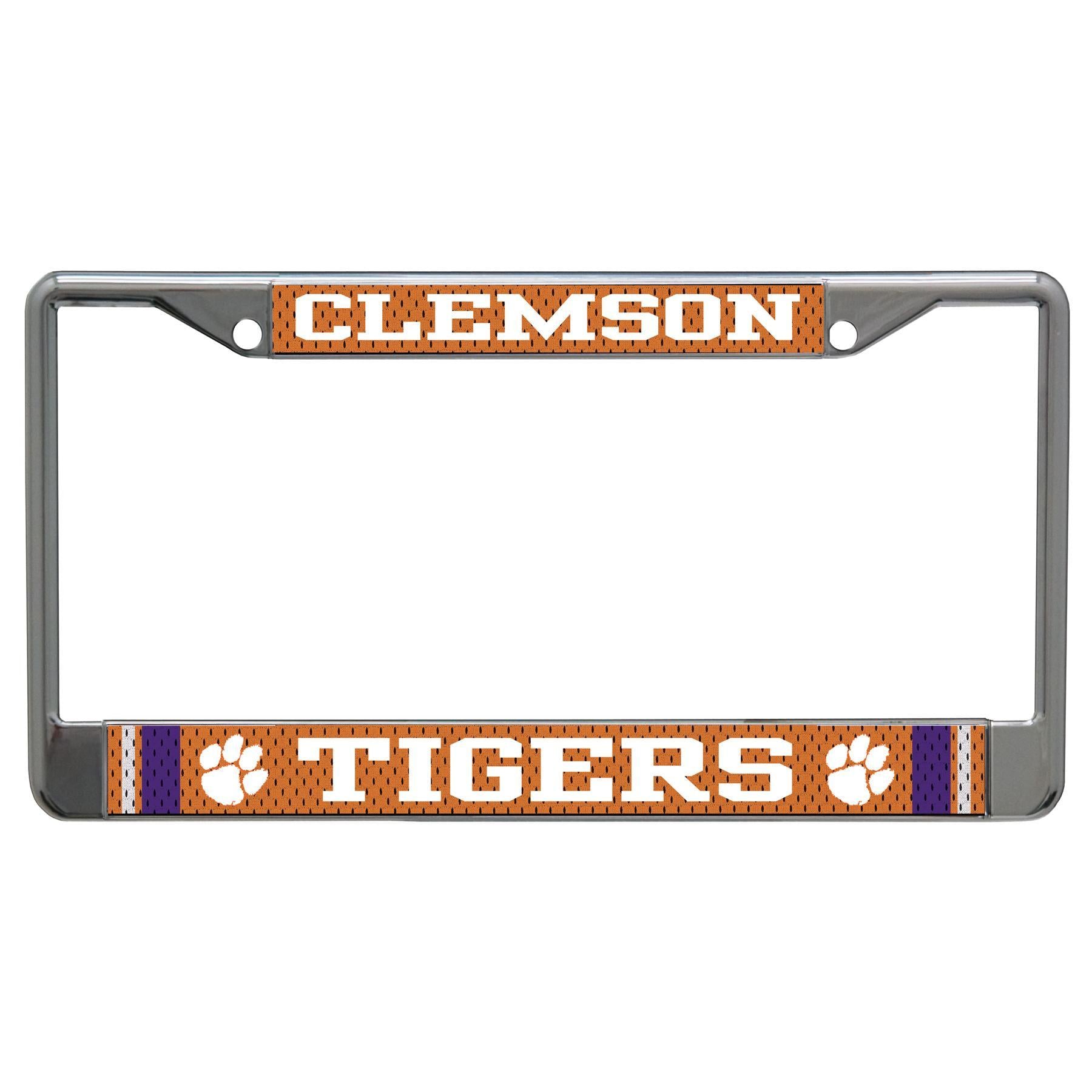 Clemson Tigers Jersey License Plate Frame