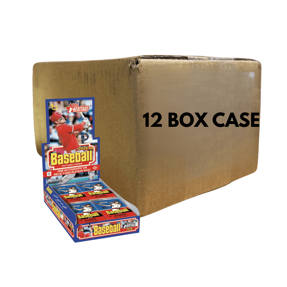 2026 Topps Heritage Baseball Hobby 12-Box Case