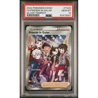 FA/Friends in Galar 2022 Pokémon SWSH Silver Tempest #TG23 – PSA 10