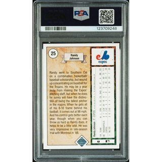 Randy Johnson 1989 Upper Deck Star Rookie #24 PSA 9