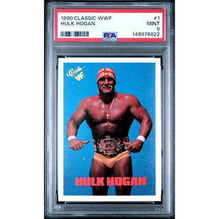 Hulk Hogan 1990 Classic WWF #1 PSA 9