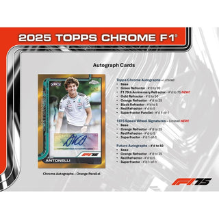 2025 Topps Chrome Formula 1 Racing Hobby Box