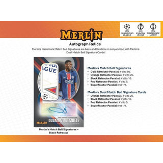 2024-25 Topps UEFA Club Competitions Merlin Chrome Soccer Hobby Box
