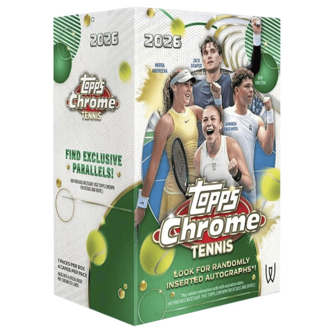 2026 Topps Chrome Tennis Blaster Box