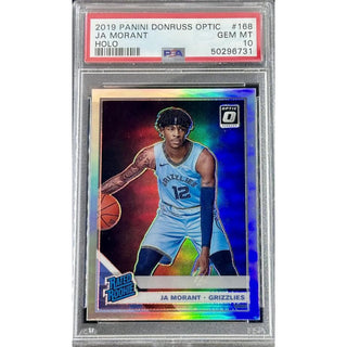 Ja Morant 2019 Panini Donruss Optic Holo #168 PSA 10