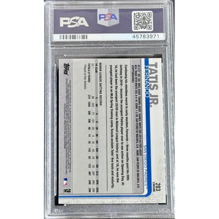 Fernando Tatis Jr. 2019 Topps Chrome #203 PSA 10