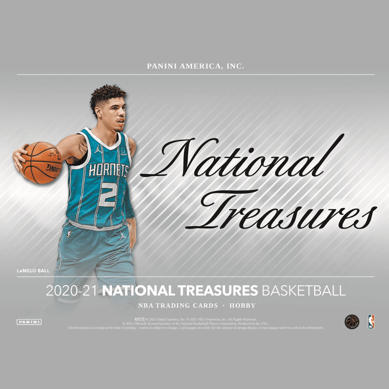 2020-21 Panini National Treasures Basketball Hobby Box 2020-21 Panini National Treasures Basketball Hobby Box