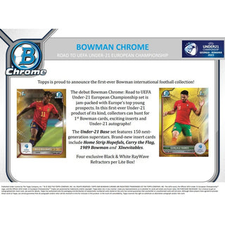 2022 Bowman Chrome Road to UEFA U21 Euros Hobby Lite Box
