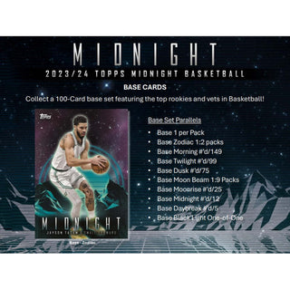 2023-24 Topps Midnight Basketball Hobby Box