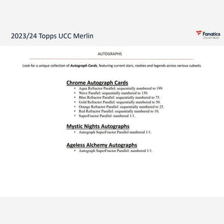 2023-24 Topps UEFA Club Competitions Merlin Chrome Soccer Blaster Box Pre-Sale