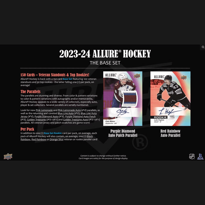 2023-24 Upper Deck Allure Hockey Hobby Box
