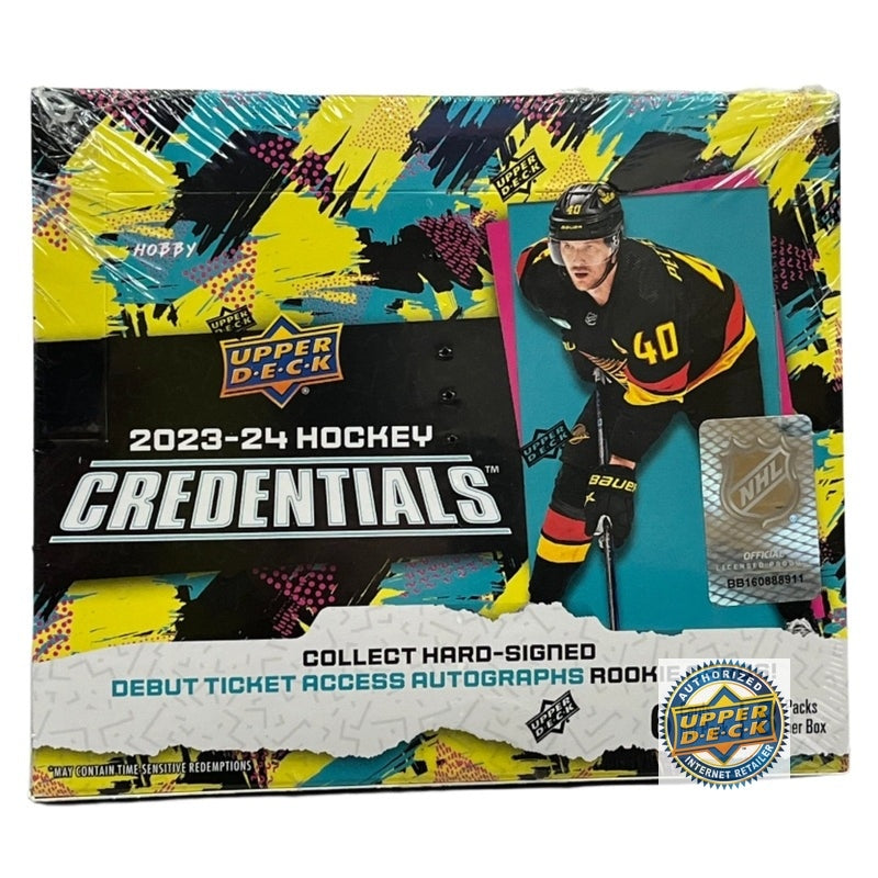 2023-24 Upper Deck Credentials Hockey Hobby Box