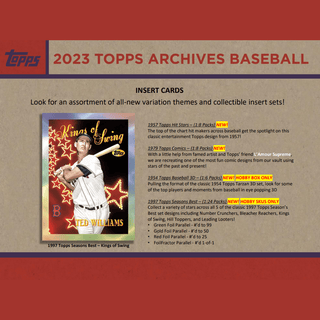 2023 Topps Archives Baseball Hobby