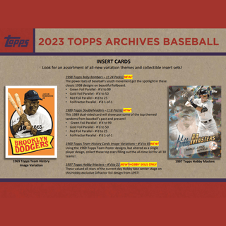 2023 Topps Archives Baseball Hobby