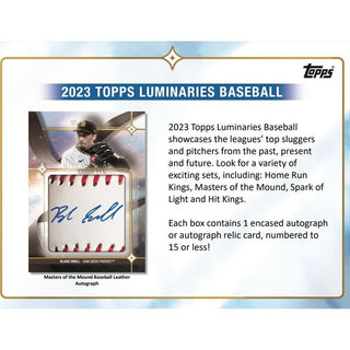 2023 Topps Luminaries Baseball Hobby Box