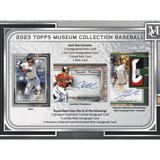 2023 Topps Museum Baseball Collection Hobby Box
