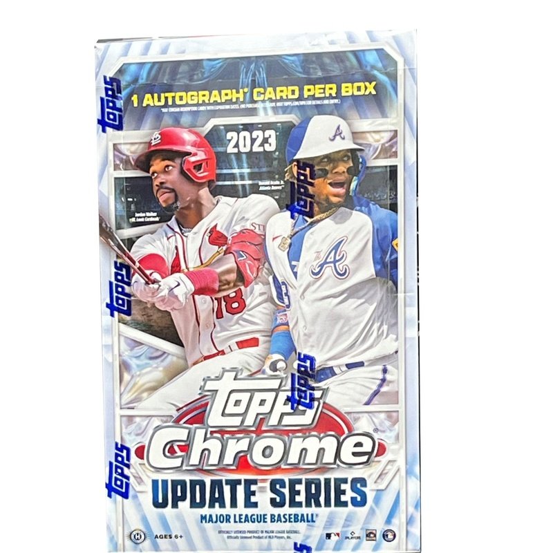 2023 Topps Chrome Update Series Baseball Hobby Box – CARDIACS Sports &  Memorabilia