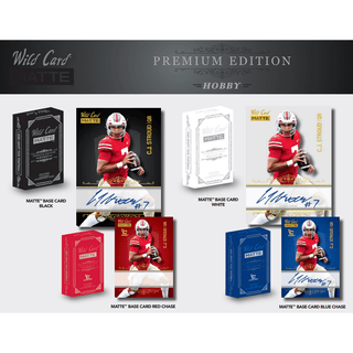 2023 Wild Card Matte Premium Edition Hobby Football Auto Edition