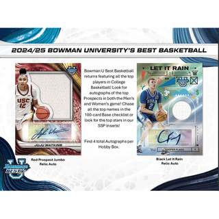 2024-25 Bowman University Best Basketball Hobby Box