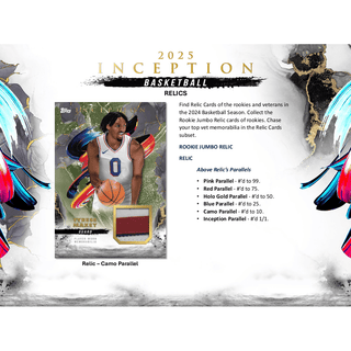 2024-25 Topps Inception Basketball Hobby Box