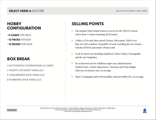 2024-25 Panini Select Soccer Hobby