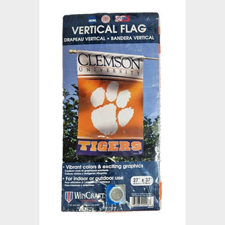 Flag: Clemson Tigers - Vertical
