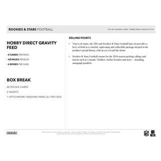 2024 Panini Rookies & Stars Football - Hobby Gravity Feed Pack