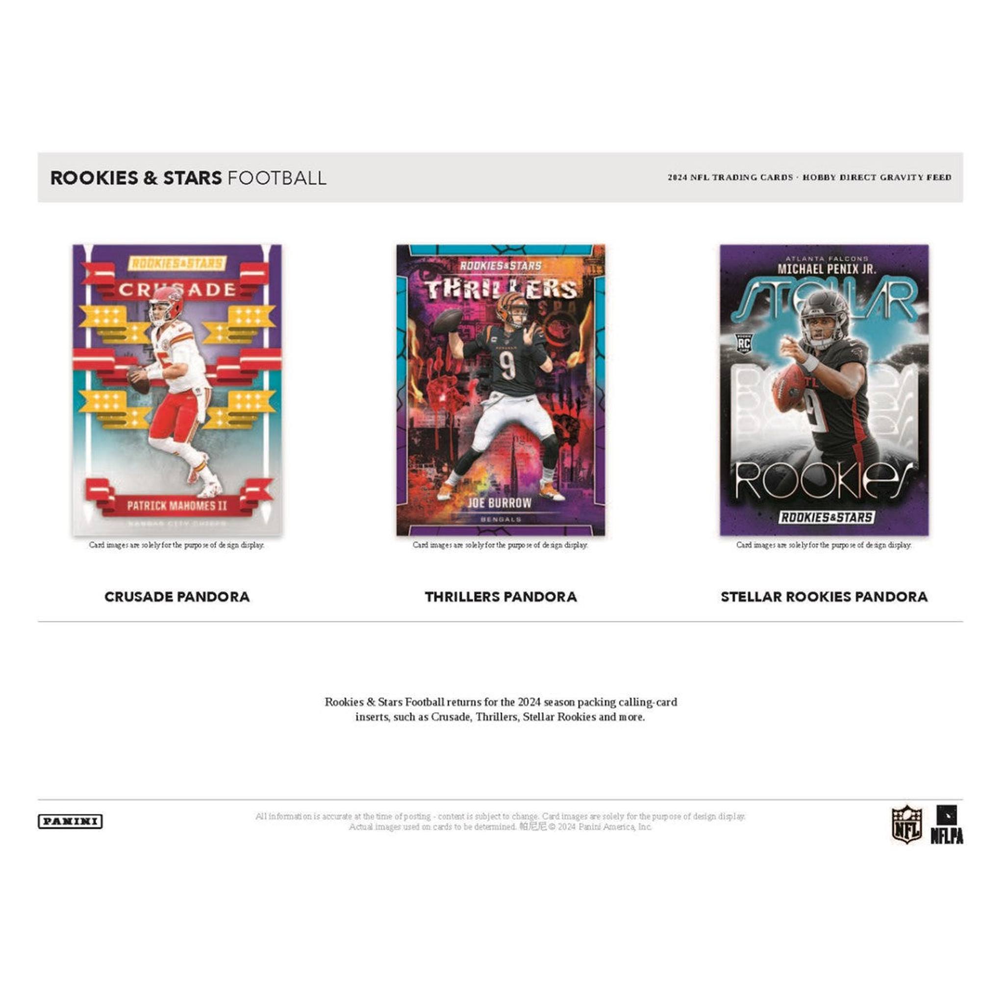 2024 Panini Rookies & Stars Football - Hobby Gravity Feed Pack