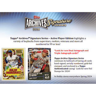 2024 Topps Archives Signature Series - Active