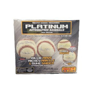 2024 Tristar Hidden Treasures Platinum Autographed Baseballs Hobby Box