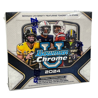2024 Bowman Chrome University Football Hobby Jumbo Box
