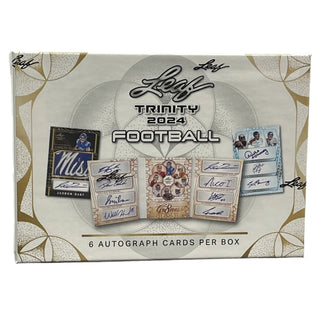 2024 Leaf Trinity Football Hobby Box